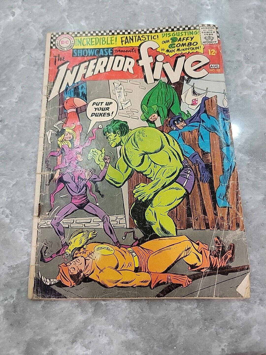 Showcase #63 The Inferior Five DC Comics Silver Age Mike Sekowsky 1966