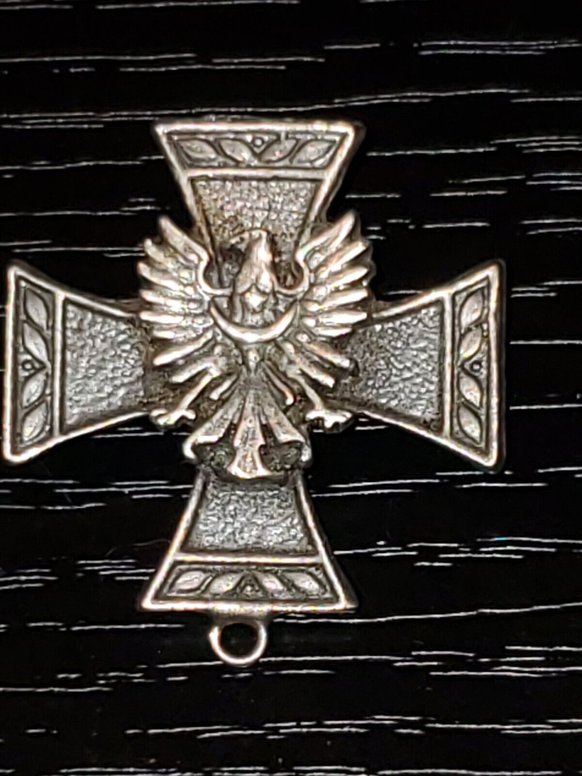 WWI US Army Unusual German  Insignia Collar Badge L@@K
