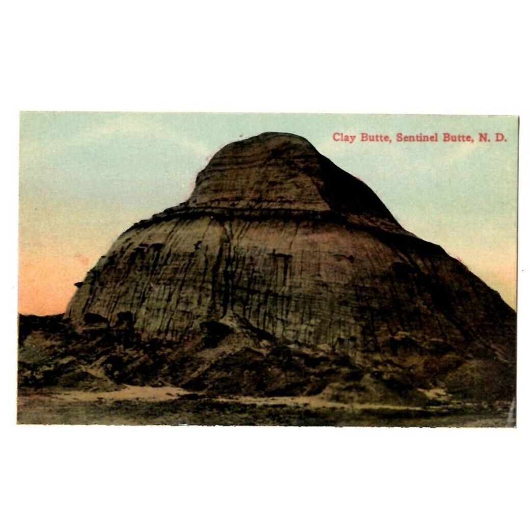 Clay Butte,Sentinel Butte,North Dakota. Postcard Unposted Divided Back