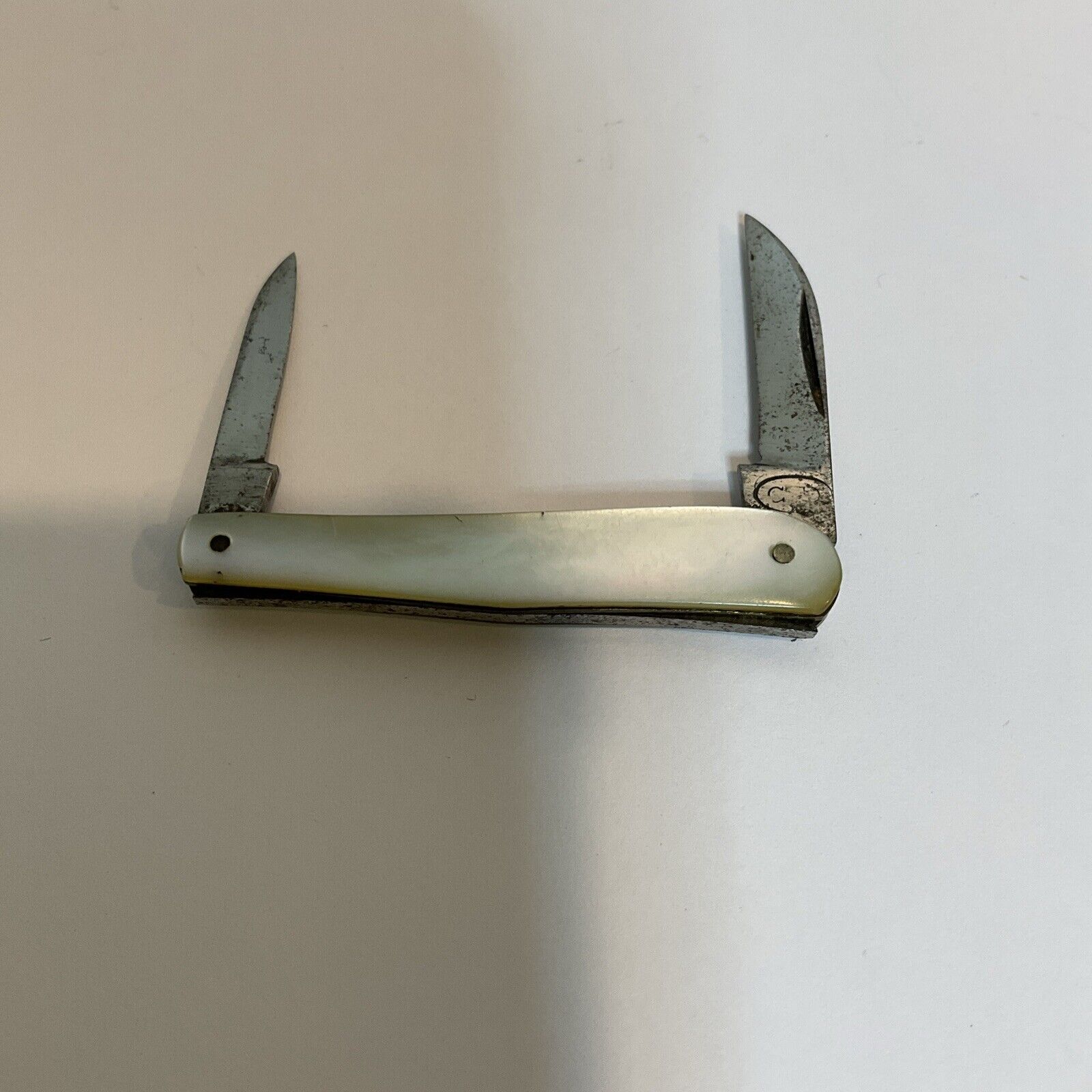 Vintage Rare , Tiny German ?MOP Pocket Knife Nice