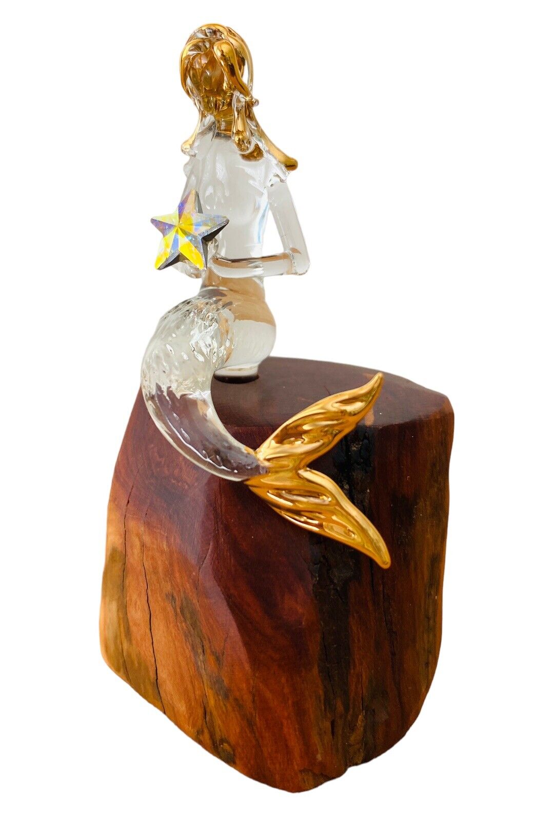 Glass Baron Mermaid 22 KT Gold M2 744G Mermaid Figurine