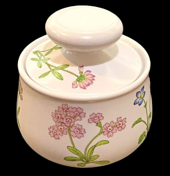 Noritake Progression China Petals Plus Sugar Bowl with Lid Pattern #9071 JAPAN