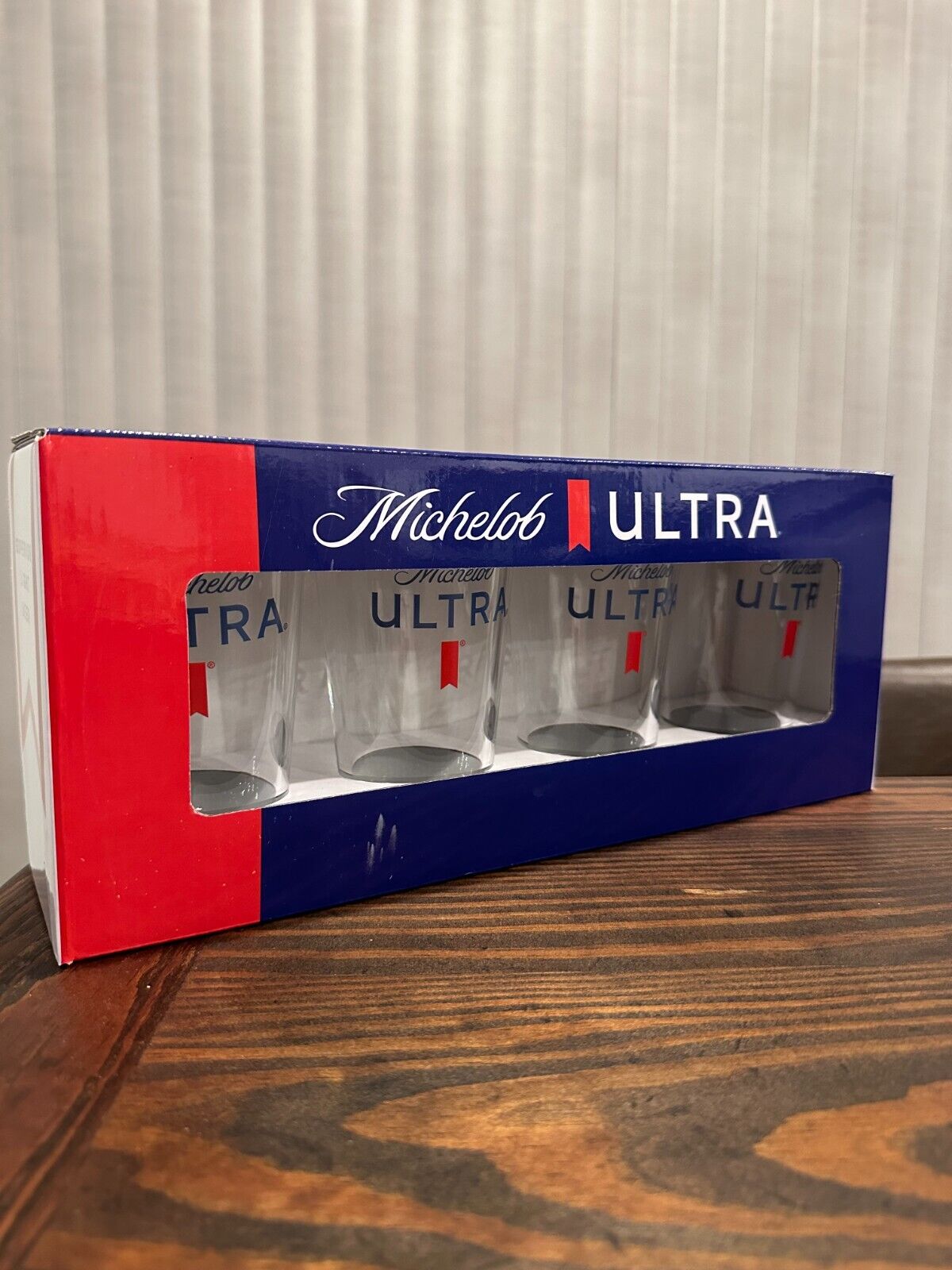 Michelob Ultra (set of 4) Pint Glasses 16oz