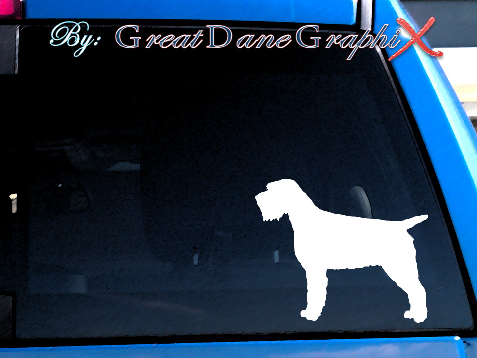 Wirehaired Pointing Griffon -Vinyl Decal Sticker -Color Choice -HIGH QUALITY