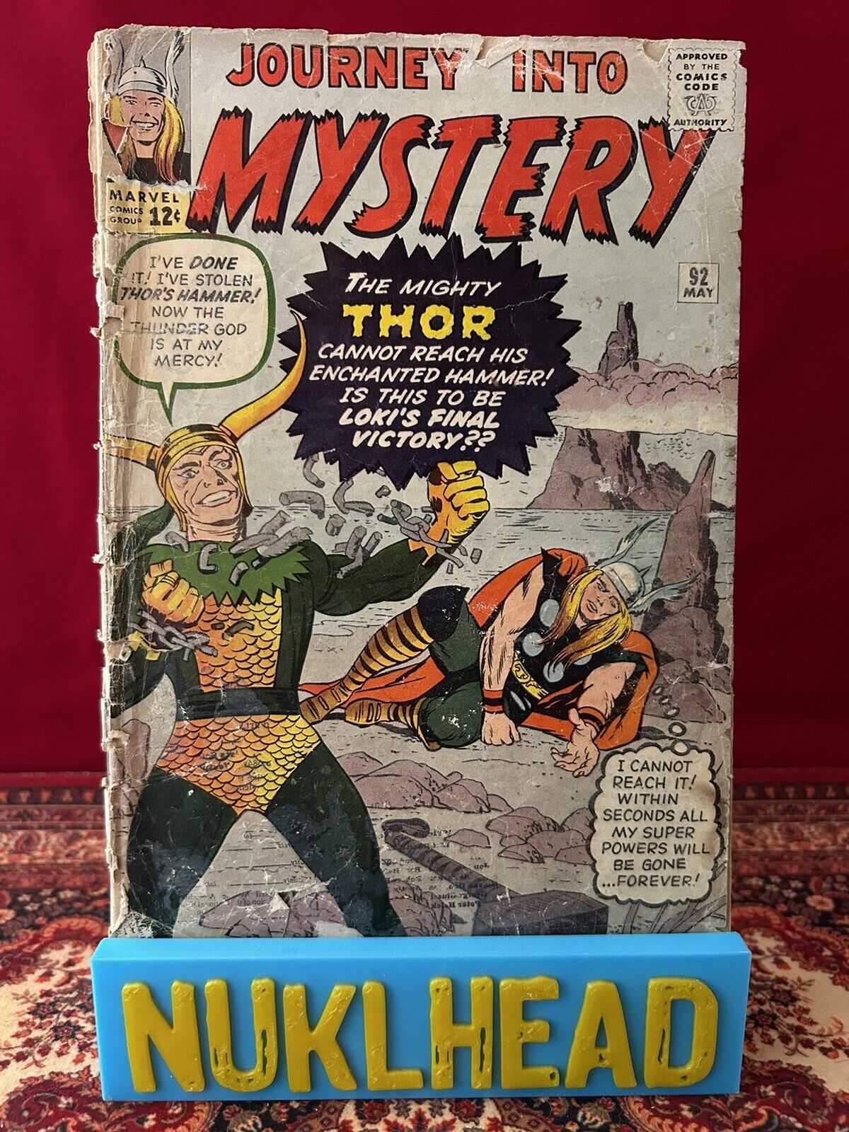Journey Into Mystery #92 Marvel Comics 1963 4th App. of Loki 1st App. of Frigga