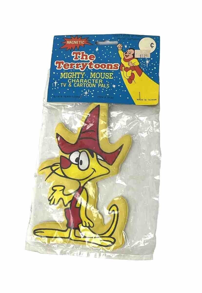 Terrytoons 1979 Possible Possum Mighty Mouse Pal Soft Magnet Vintage NEW RARE