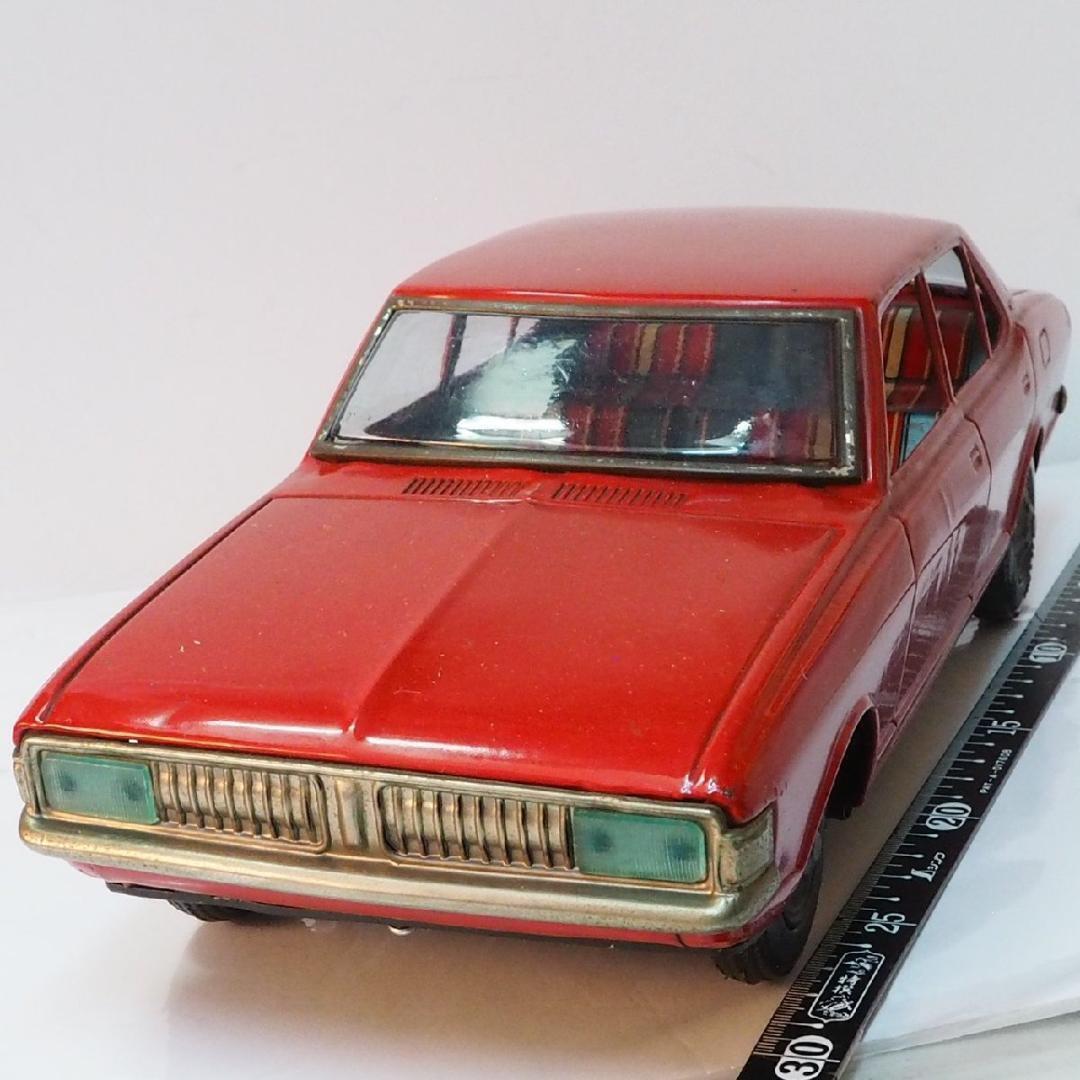 Ichiko Mitsubishi Colt Galant Red Tin Mini Car Toy No Box
