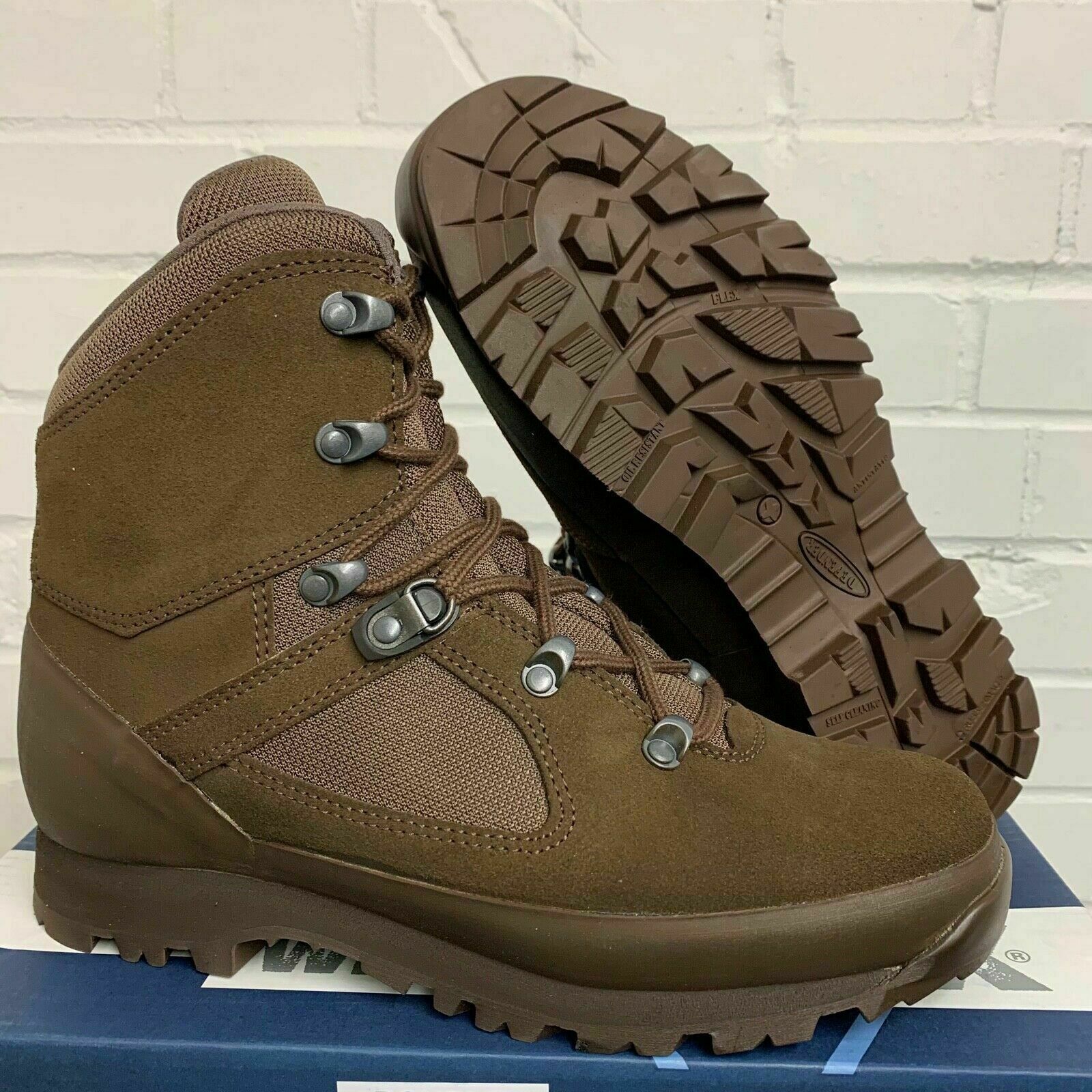 Womens Haix Boots , Size 6 Medium , Brown Desert High Liability Ankle NEW