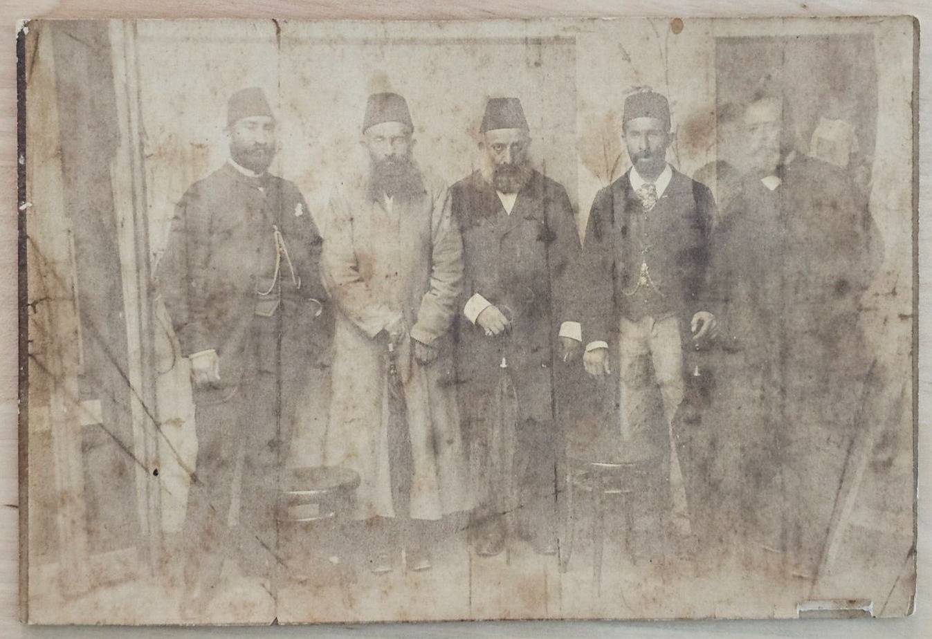 1890s CUBAN SPAN AM WAR JEWISH BUSINESS MEN PORTRAIT VINTAGE ORIG PHOTO 136