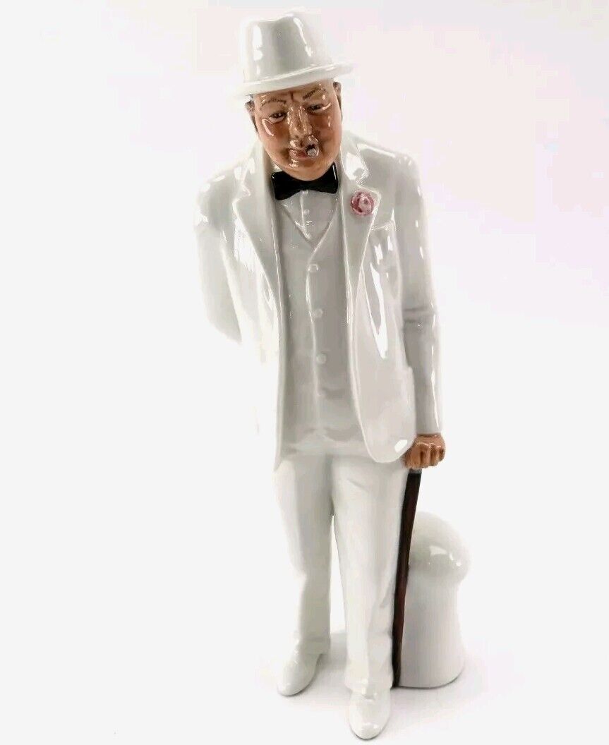 Royal Doulton Sir Winston Churchill HN 3057 Porcelain Figurine England Statue
