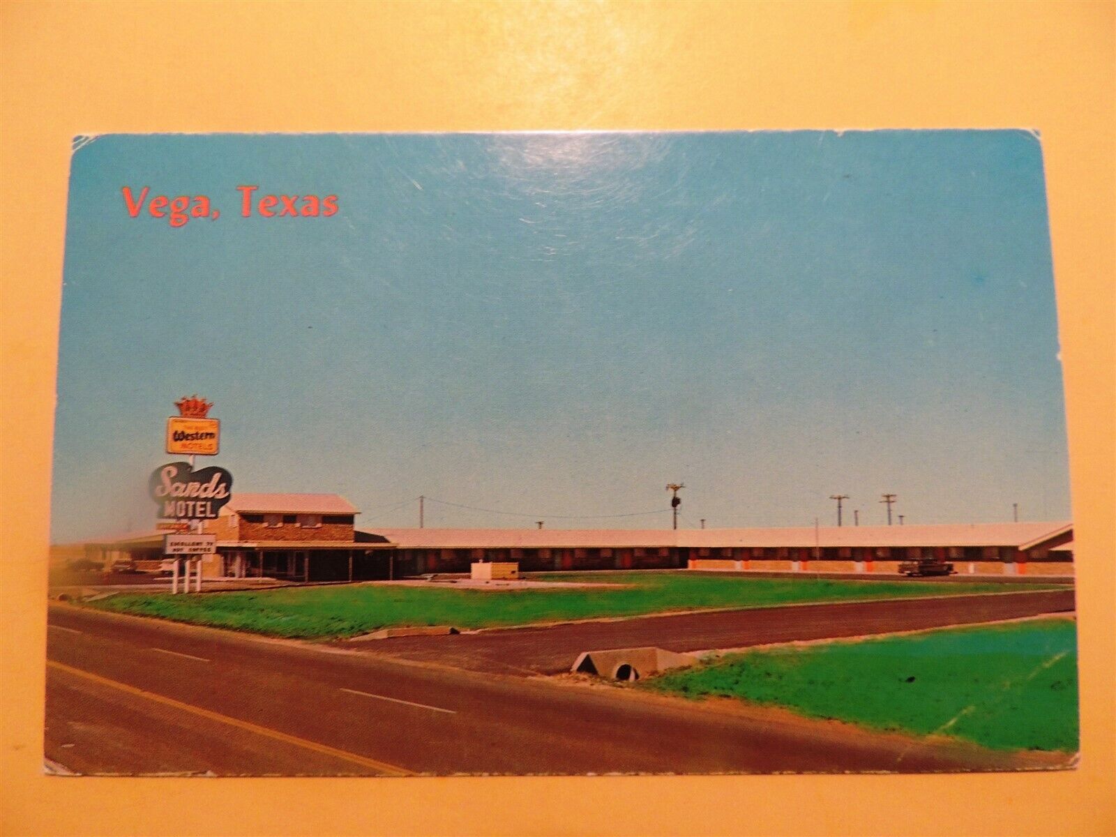 Sands Motel Vega Texas vintage postcard 
