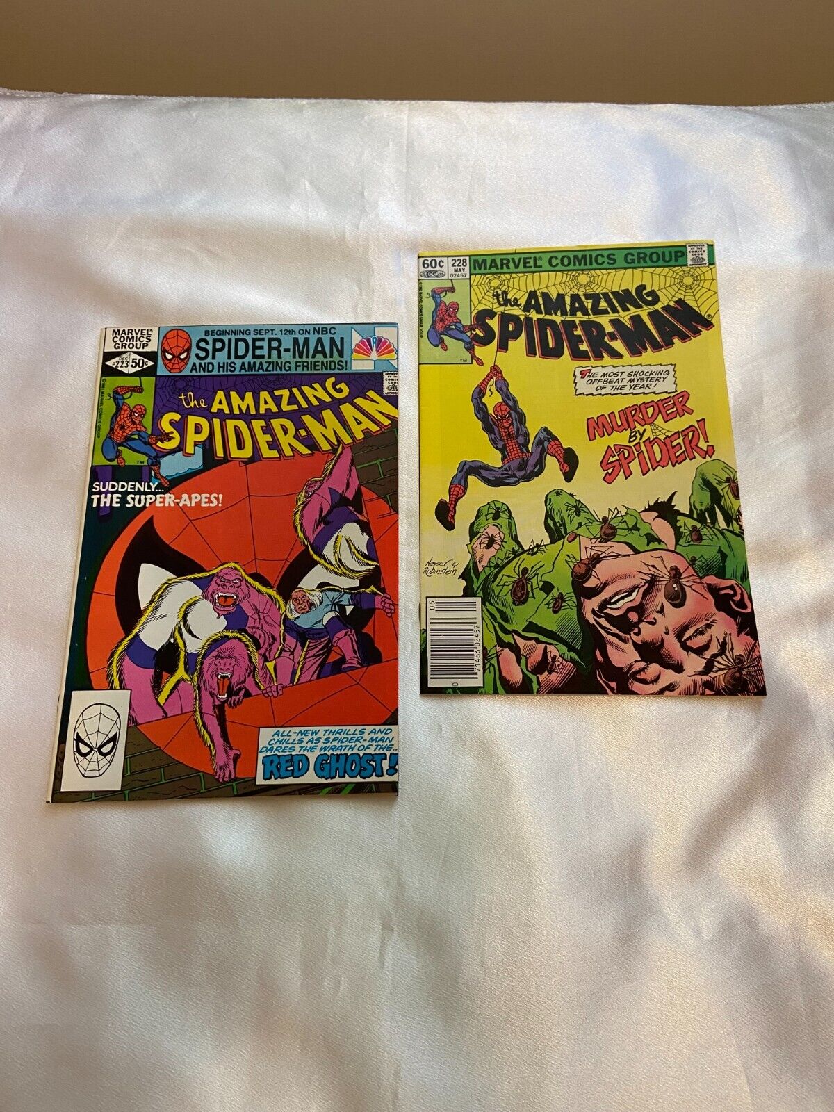 Amazing Spider-man lot of 2 issues 223(VF+), 228(NM-)