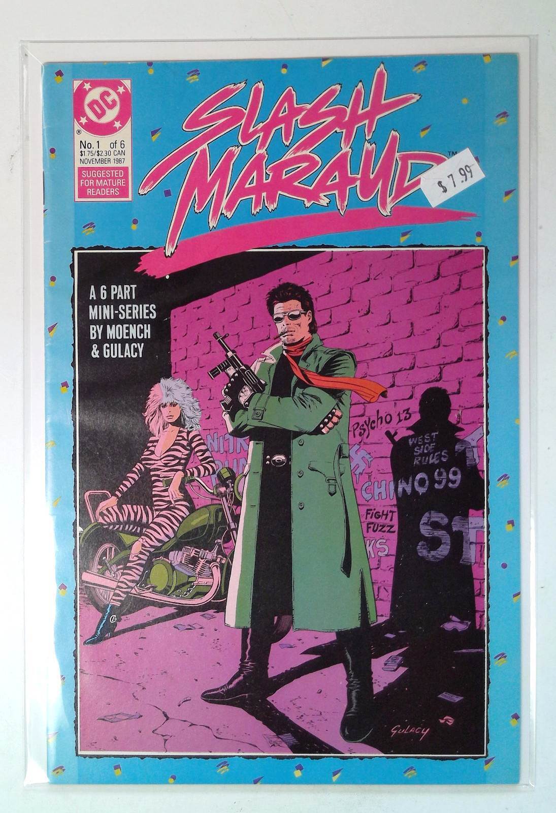 1987 Slash Maraud #1 DC Comics VF+ 1st Print Comic Book
