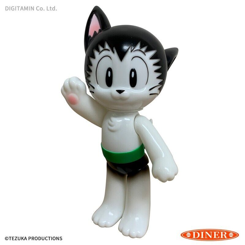Diner Atom Cat Soft Vinyl Figure Doll Toy Osamu Tezuka Retro 160mm