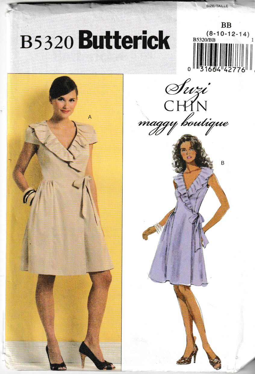 Butterick B5320 Misses Dress by Suzi Chin, Size 8-14, FF