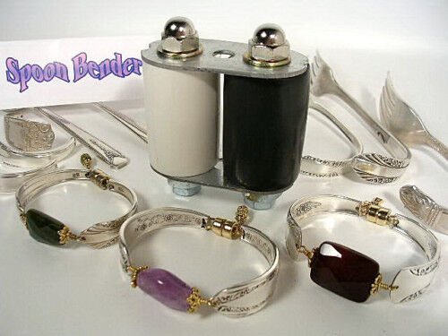 $Original SPOON BENDER,Make Silver Bracelets,Jewelry,Jems,Wire,Bead,Vintage,Gold