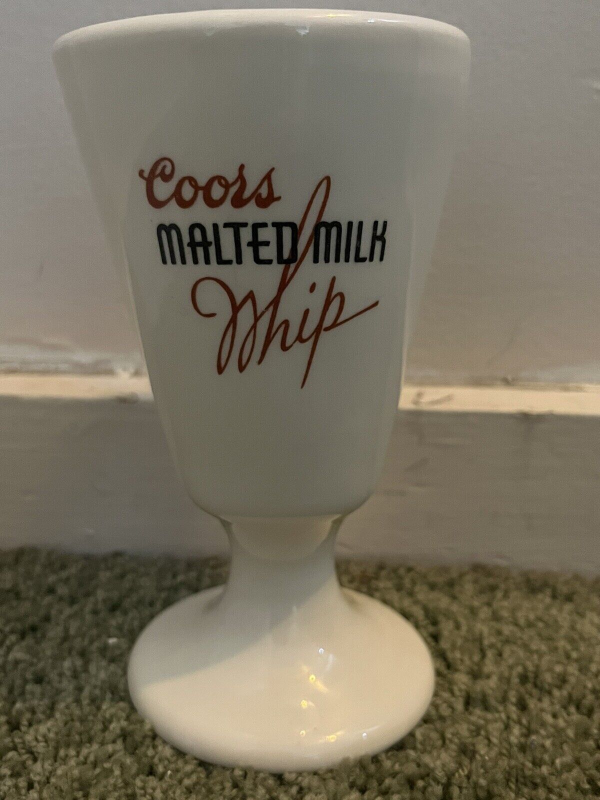 Coors malted milk Whip Thermo Porcelain Soda Fountain Cup
