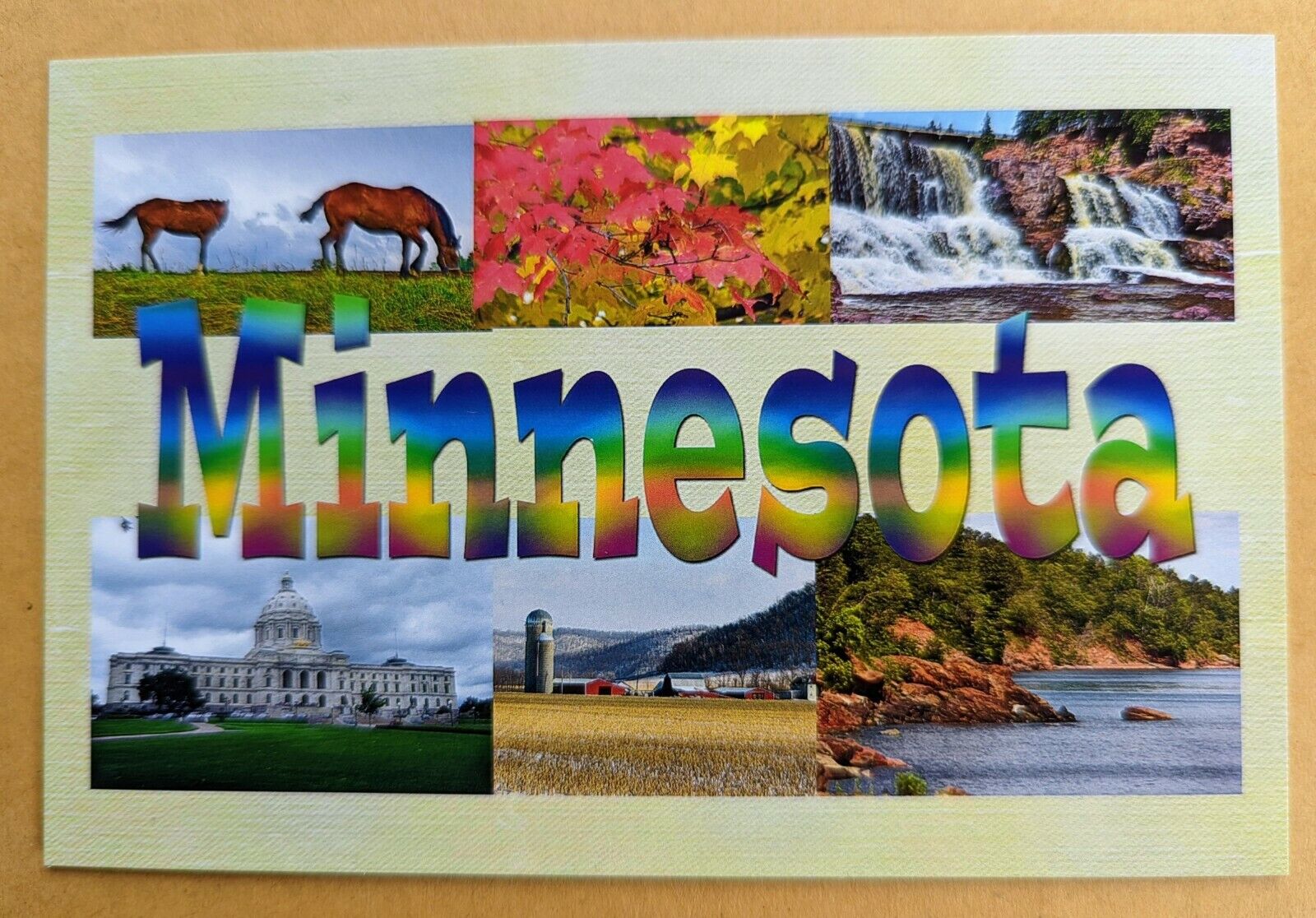  Postcard MN: Greetings from Minnesota