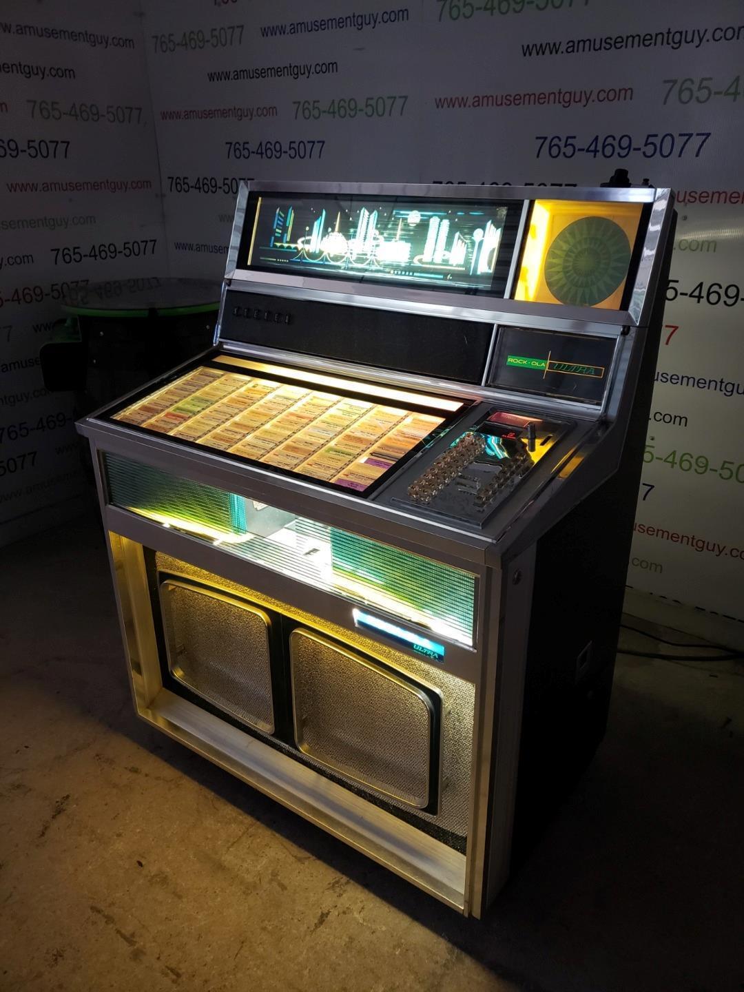 ROCK-OLA Ultra Jukebox- Includes some demo 45's