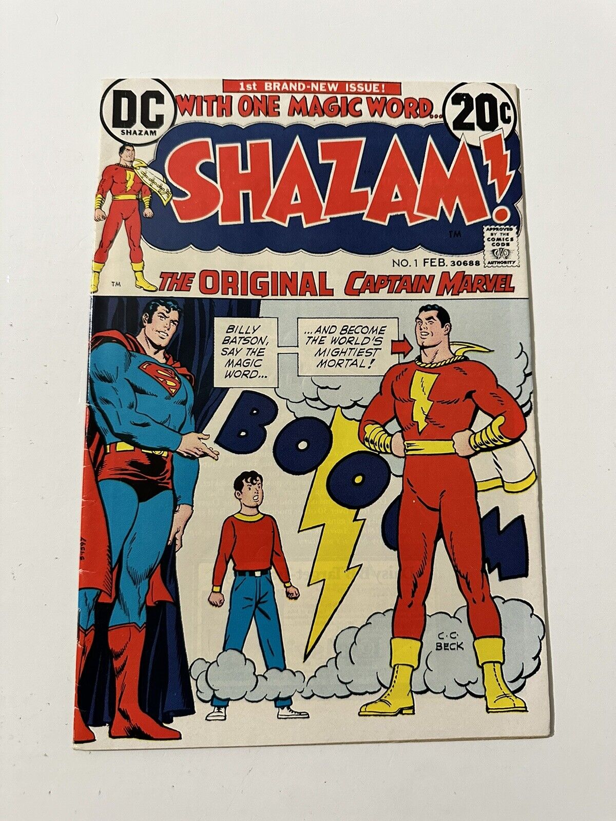 SHAZAM DC Comic No. 1 Feb 1973 \
