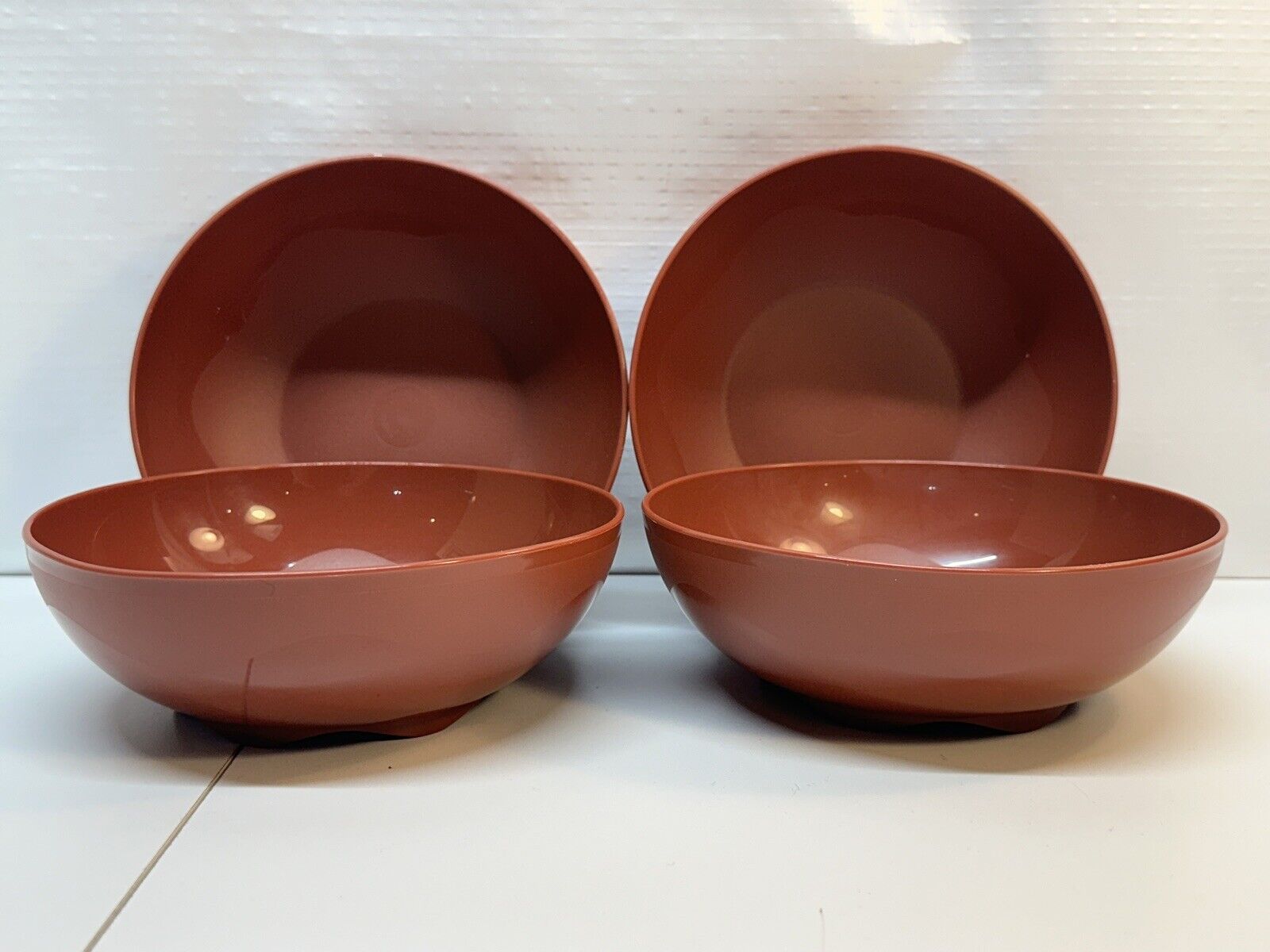 Tupperware Cereal Bowls Set Of 4 24 Ounce Heavy Duty 4794A Made In USA