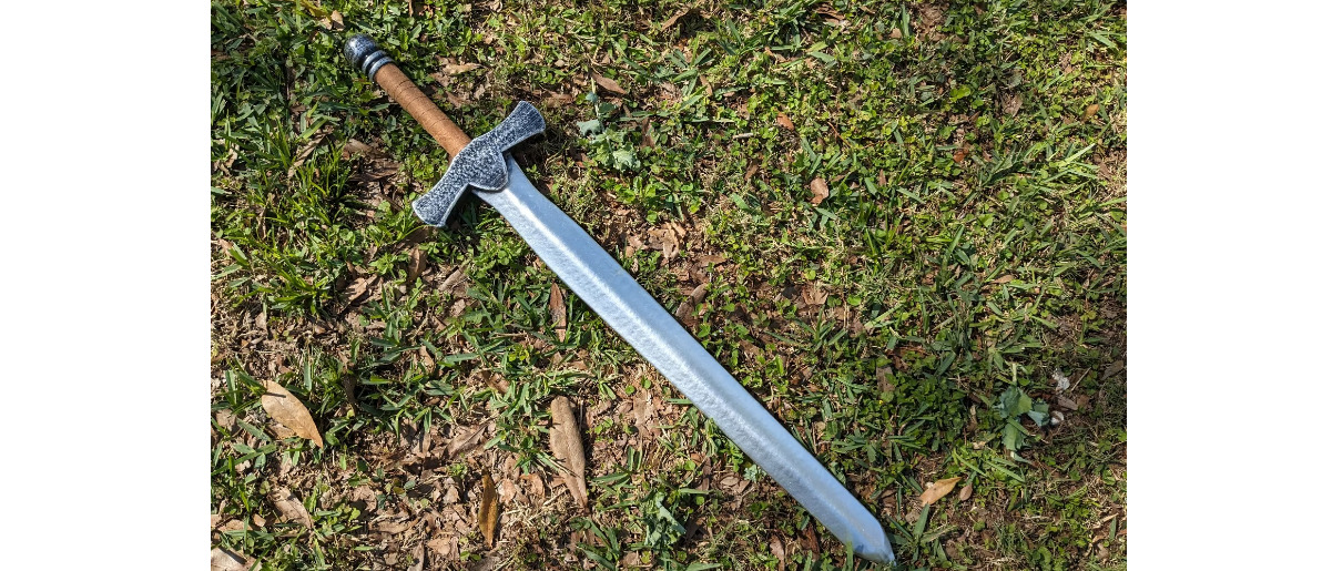 Larp foam fantasy dark Knight arming sword
