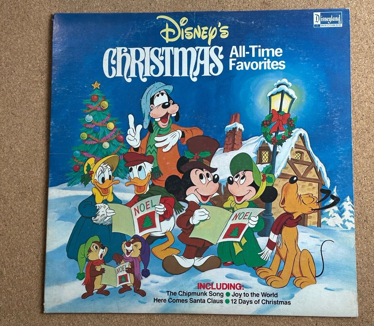 VINTAGE DISNEY’S CHRISTMAS ALL-TIME FAVORITES LP VINYL RECORD DISNEYLAND (1981)