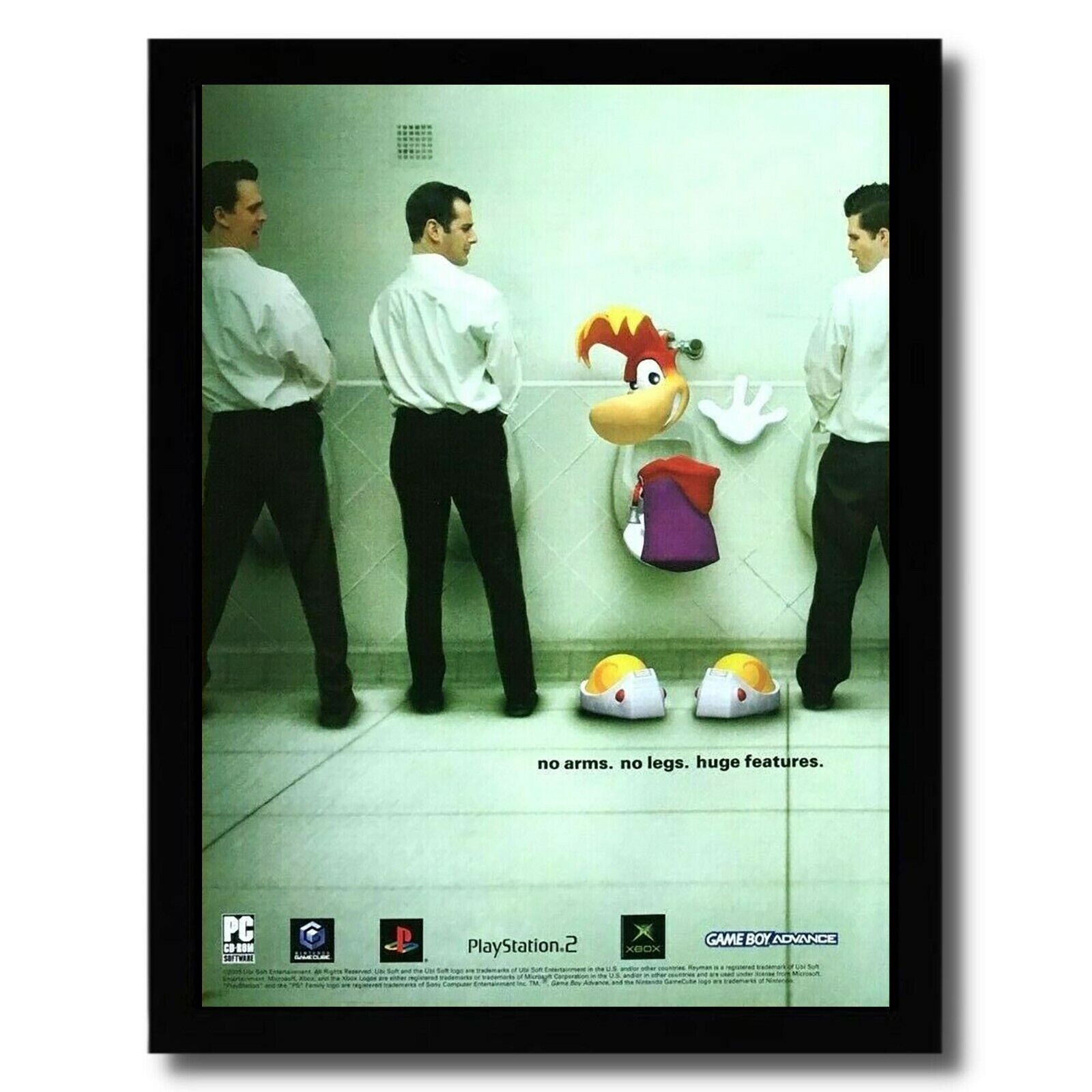 2003 Rayman 3: Hoodlum Havoc Framed Print Ad/Poster PS2 Xbox Gamecube Promo Art