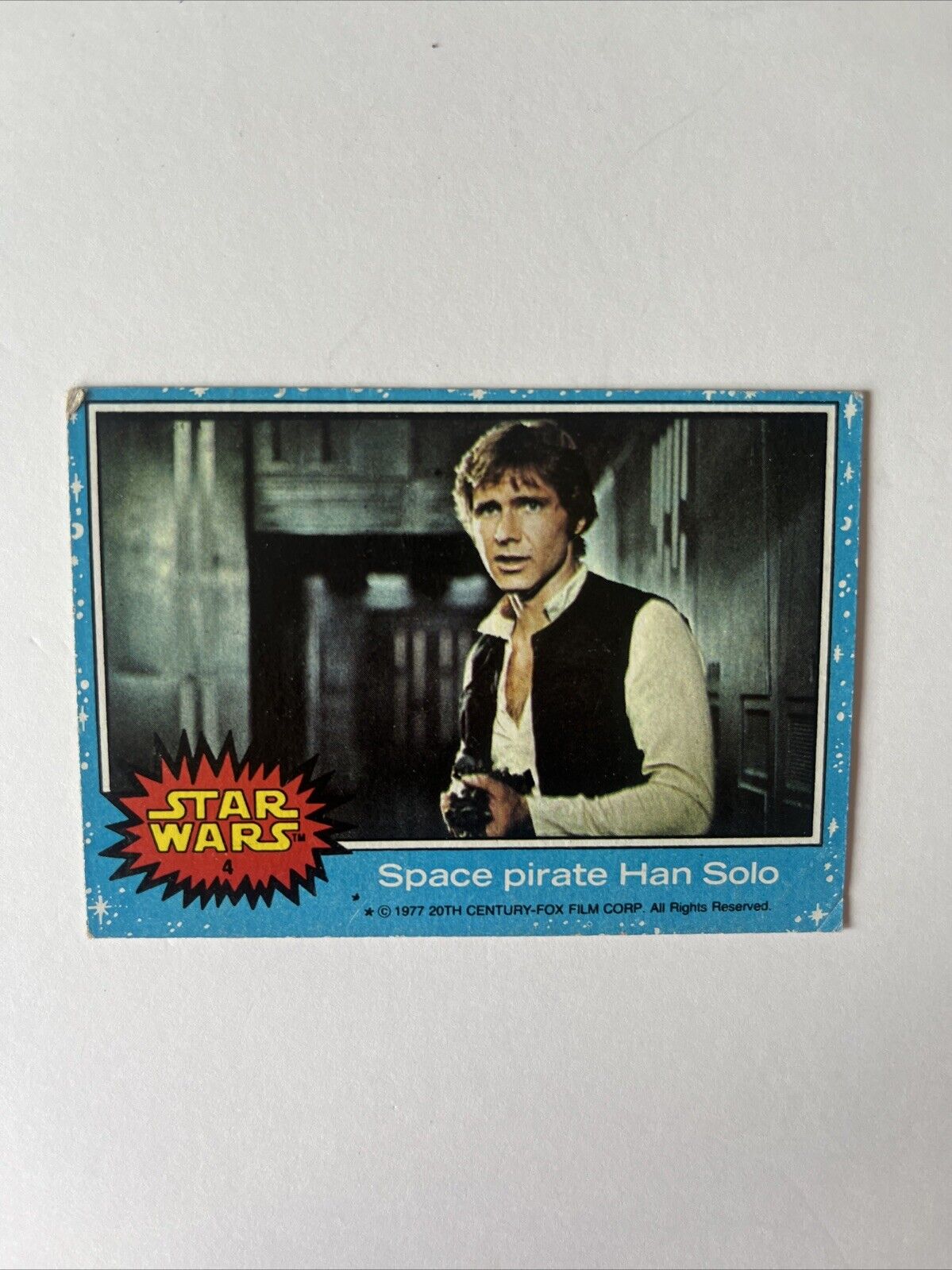 HAN SOLO #4 CARD star wars 1977 Topps trading cards