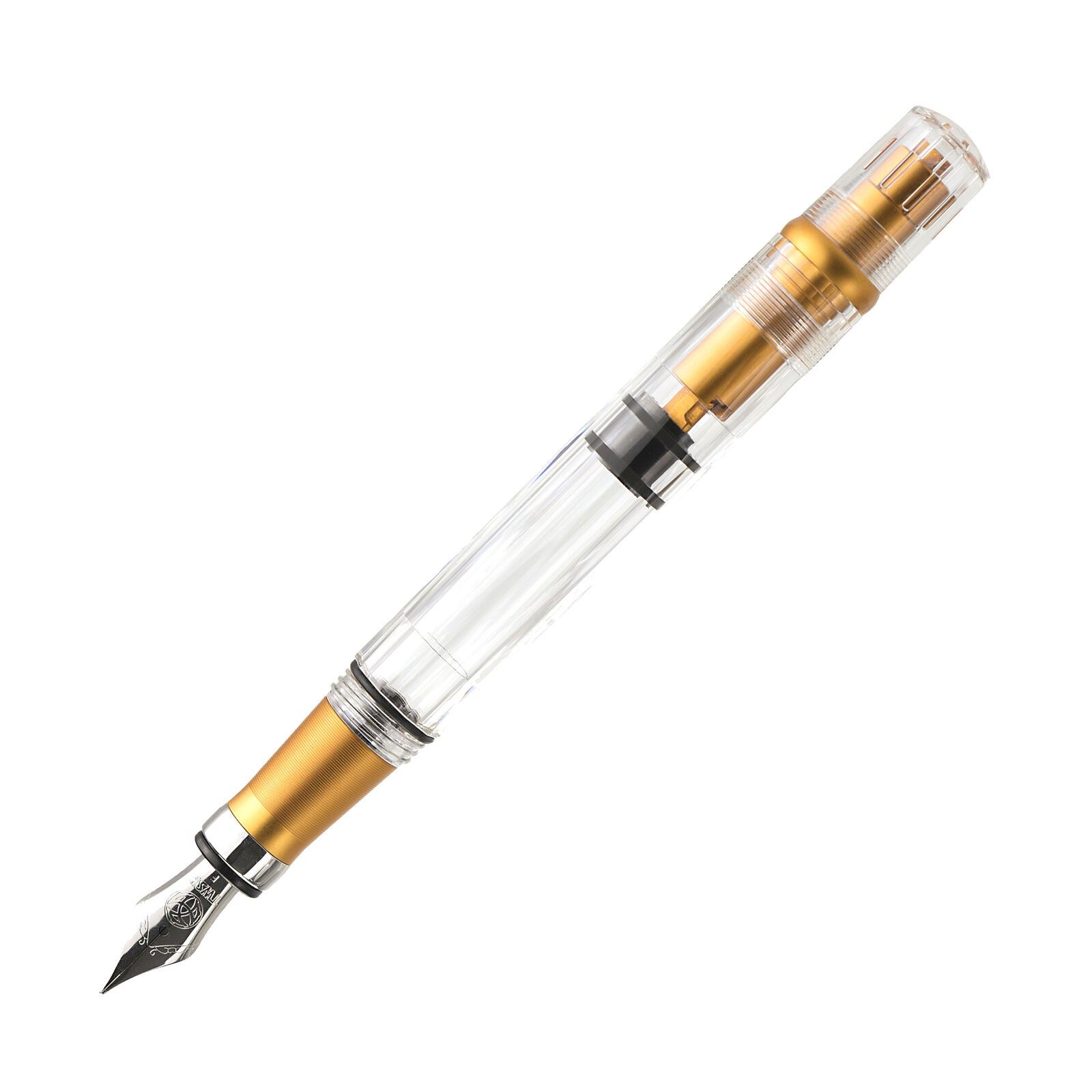 TWSBI Diamond 580ALR Fountain Pen in Yellow Sunset - Extra Fine Point - NEW