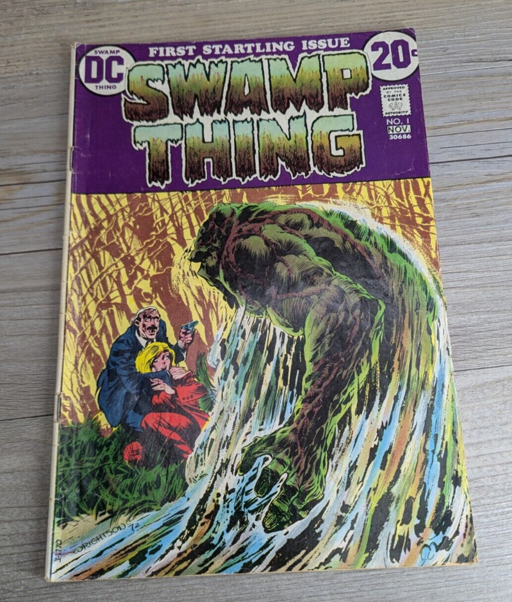 Swamp Thing #1 1st Appearance Cut Page First Startling Issue Nov 1972 DC Comics