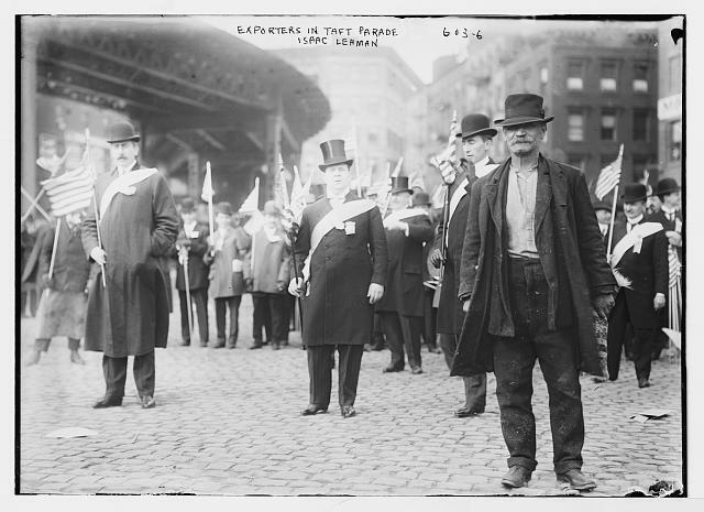 Exporters in Taft Parade Isaac Lehman i.e. Lehmann New York c1900 Old Photo