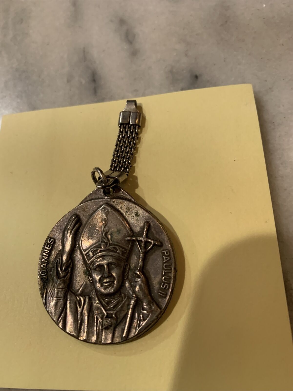 St Christopher Medal Vintage/pope 