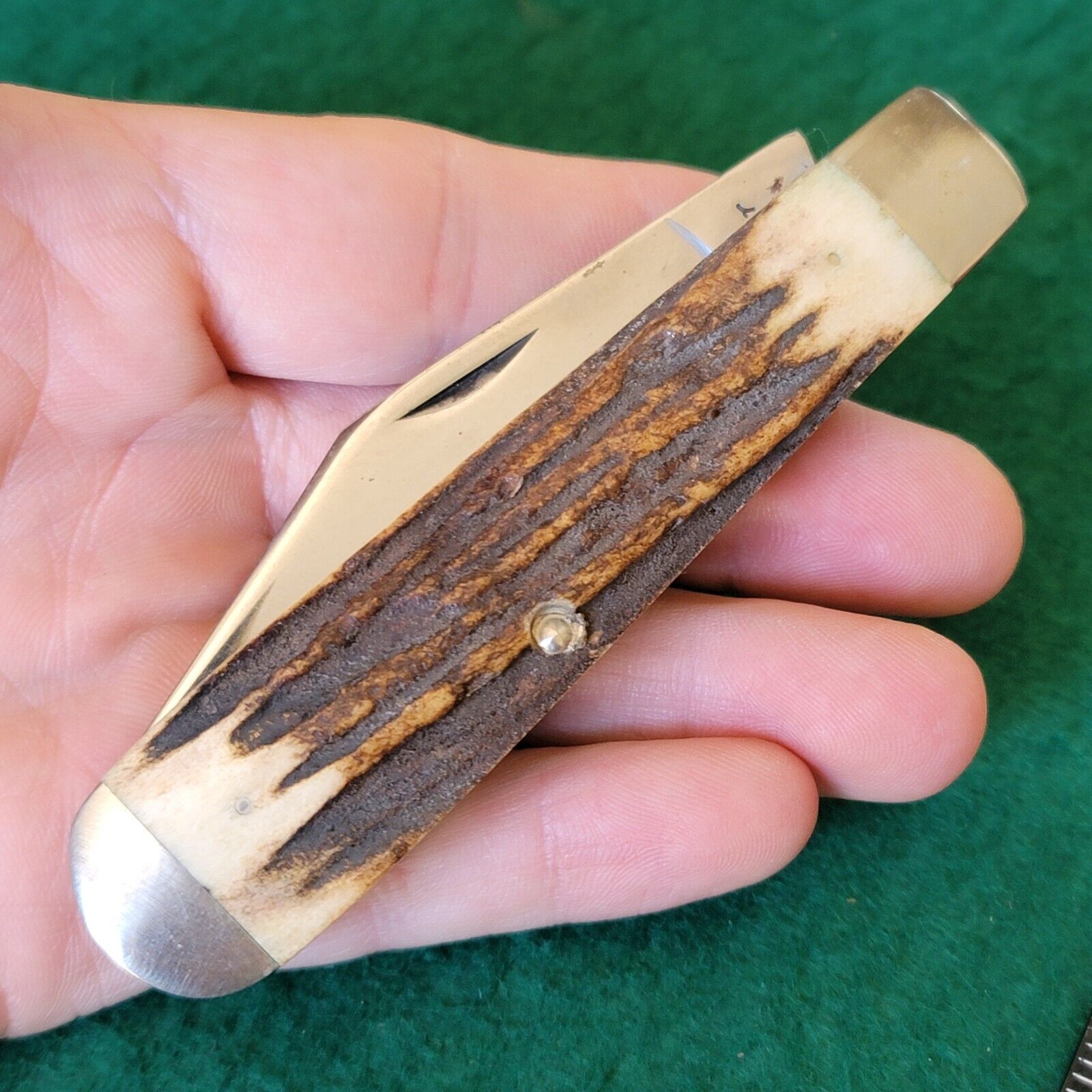 Minty Old Vintage Kabar Salesman Sample Jumbo Jack Folding Pocket Knife