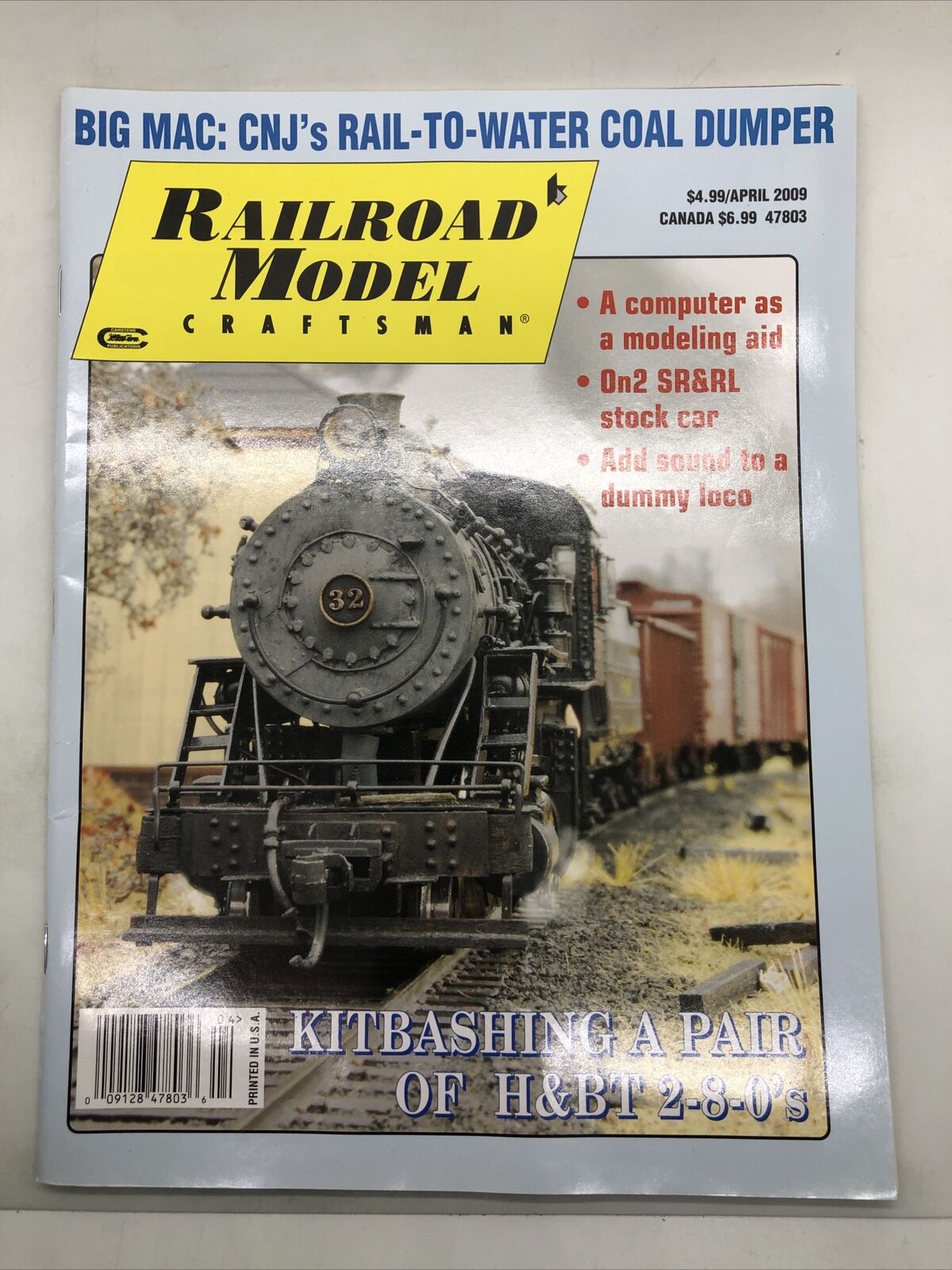 Railroad Model Craftsman Magazine 2009 April Big Mac