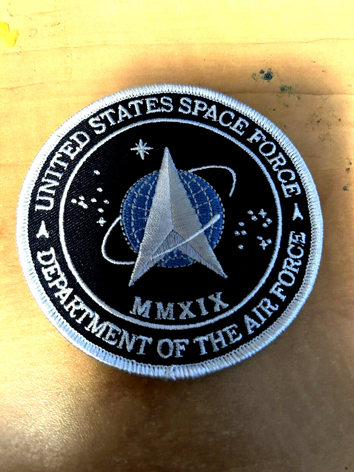 Authentic UNITED STATES SPACE FORCE -DEPARTMENT OF THE AIR FORCE-HOOK BACK PATCH