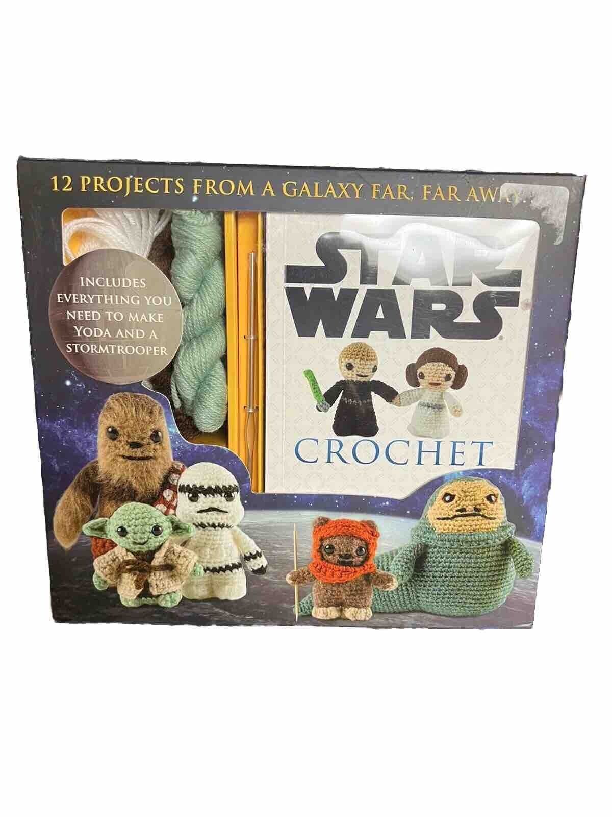 DIY Star Wars Crochet Kit to create Yoda & Stormtrooper - New Open Box
