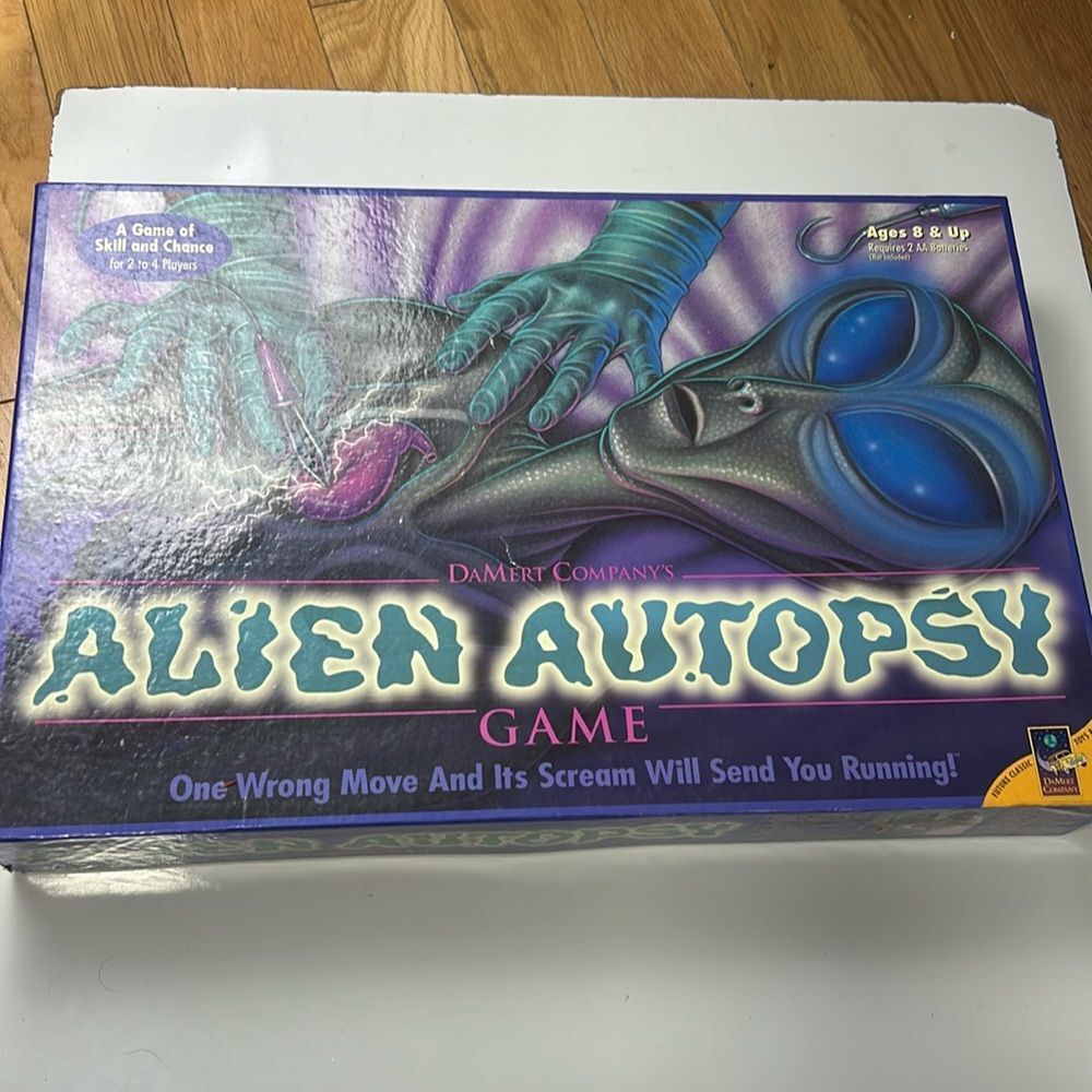 Alien Autopsy game vintage complete tested works 1997 vintage