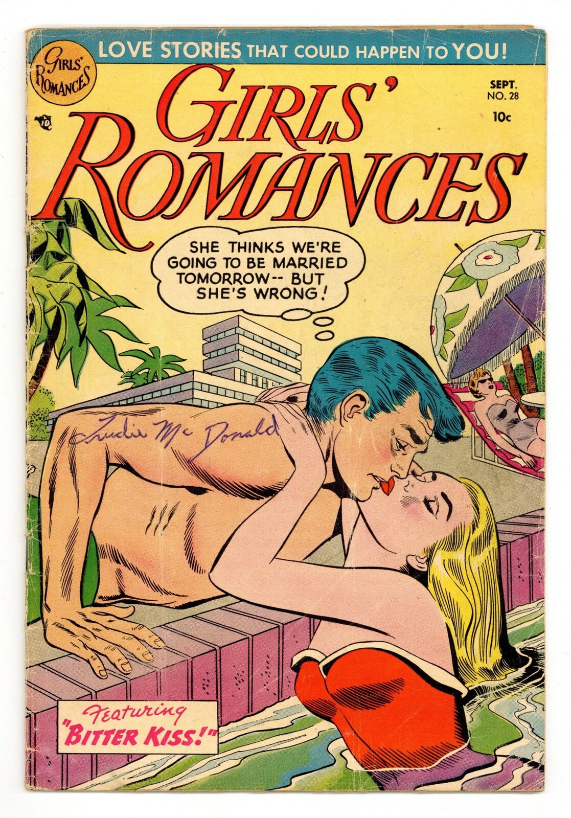 Girls' Romances #28 GD 2.0 1954