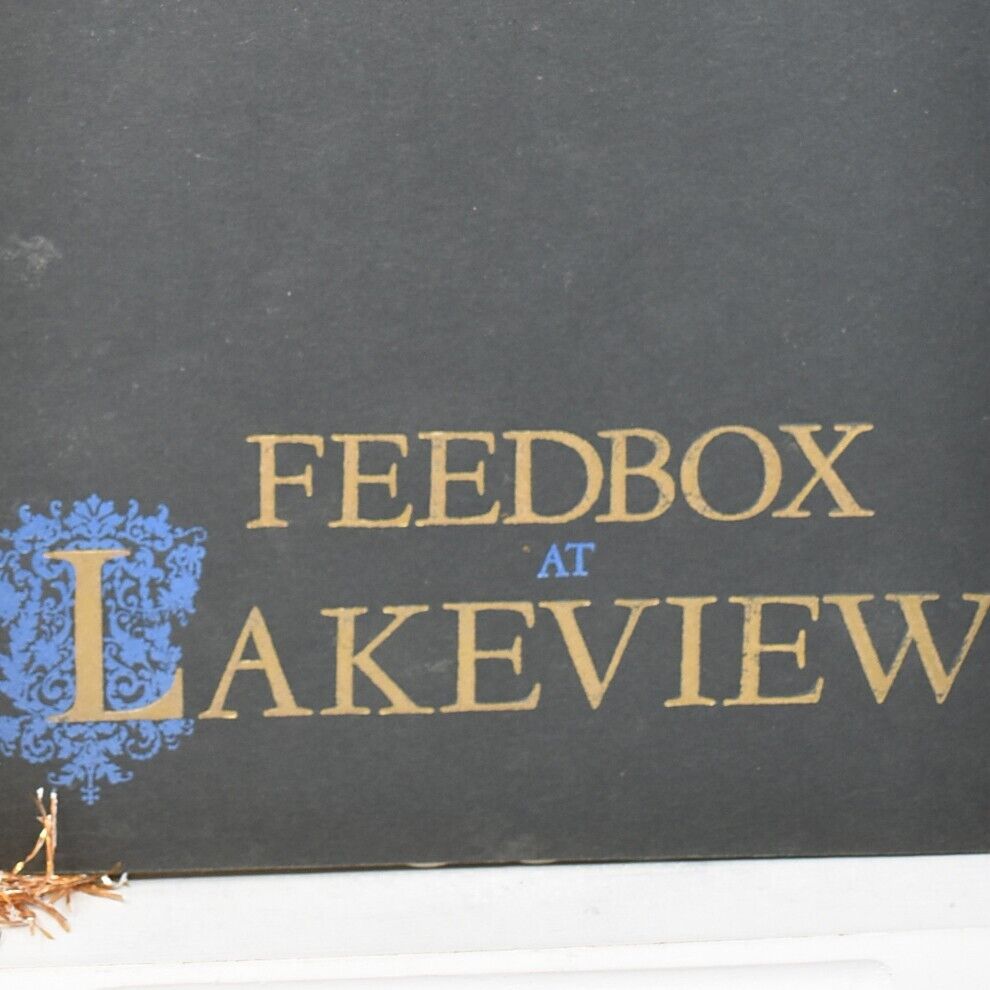 1950s Feedbox Restaurant Menu Lakeview Motor Lodge Hotel Roanoke Virginia