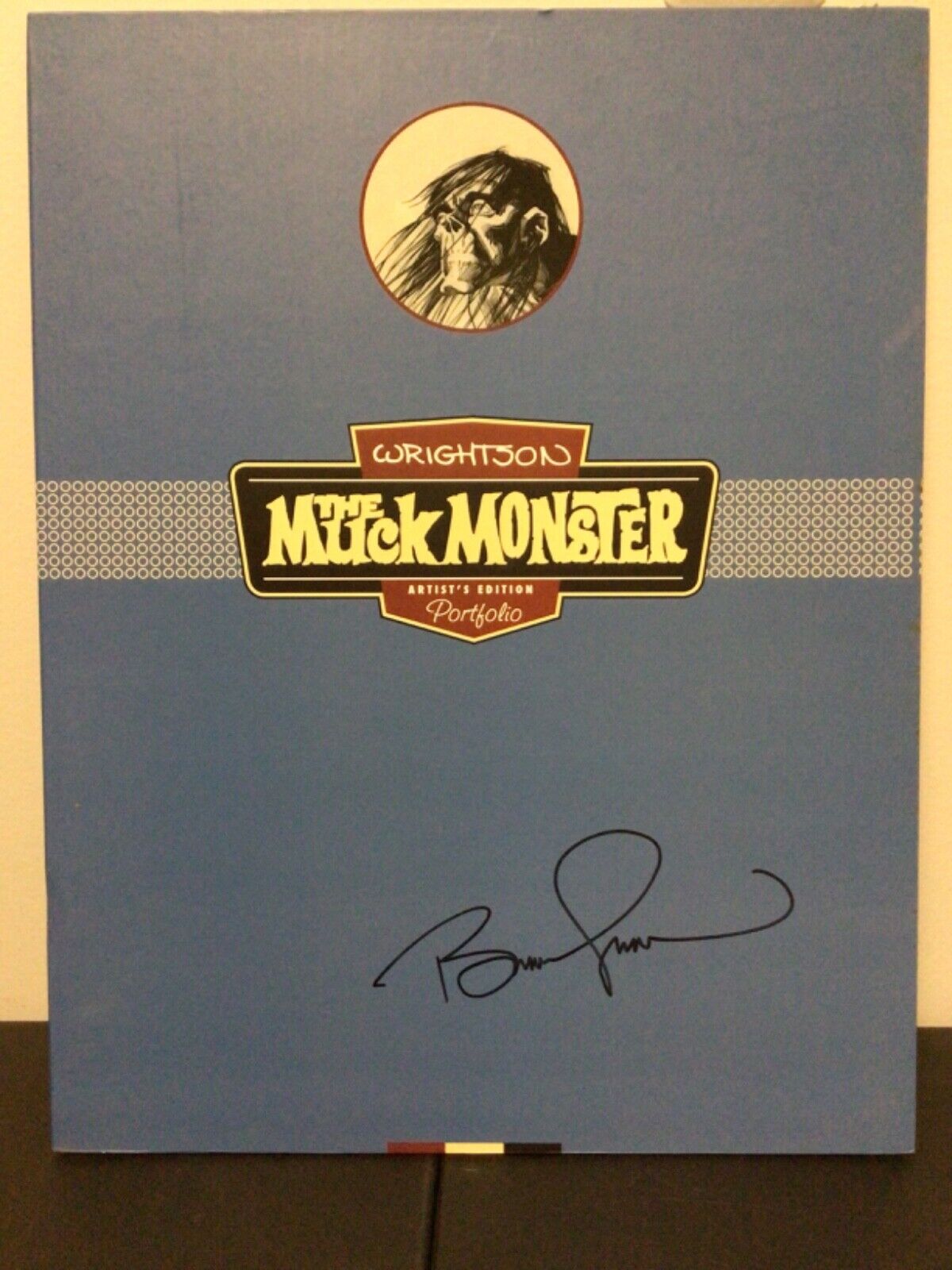 Bernie Wrightson The Muck Master Artists Edition SIGNED On Cover & 6 Prints