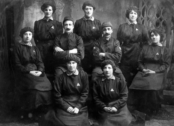 World War I The Workers Of The Rn Ammunitions Factory At Holton Heath Old Photo
