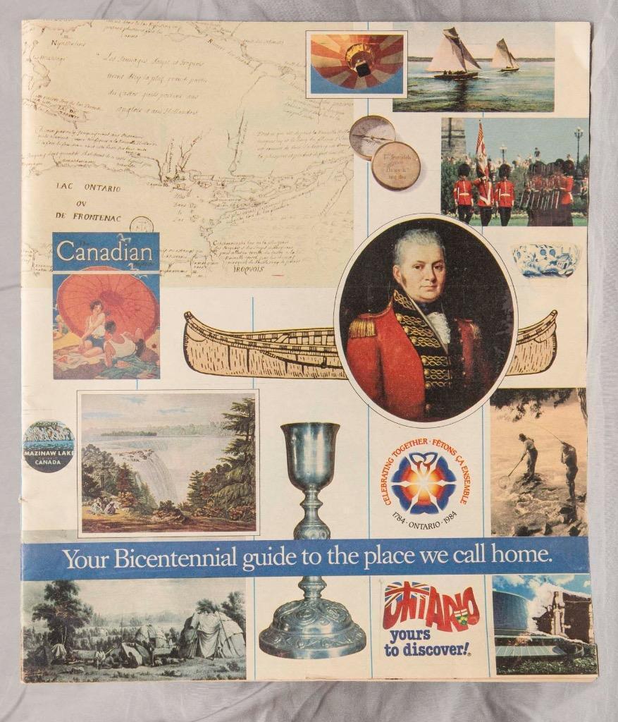 Vintage Ontario Bicentennial 1984 Bicentennial Guide The Place We Call Home g35