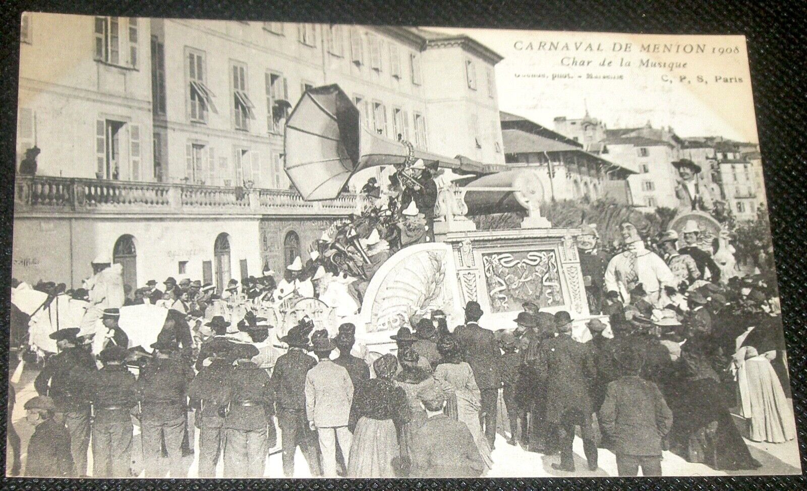 1908 Vintage Postcard - Carnival - Real Photo Postcard RPPC