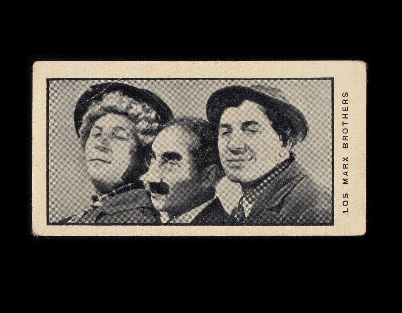 Rare THE MARX BROTHERS Card SOUTH AMERICA Estrellas De Cine 30s Pre-WAR