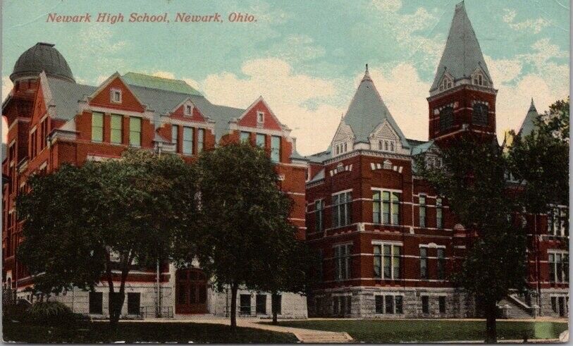 Vintage 1910s NEWARK, Ohio Postcard \