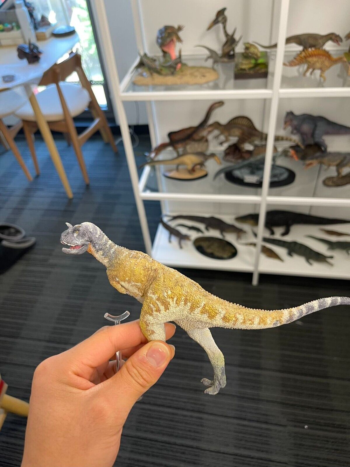 Repaint PNSO Carnotaurus Domingo Dinosaur Model Toy Collectible Scientific Art