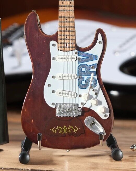 Replica Stevie Ray Vaughan Mini Guitar Fender Strat Signature SRV Lenny Guitar