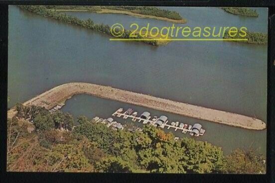 Lansing Ia Iowa Marina Air View Mississippi River Boats Dock Boathouses