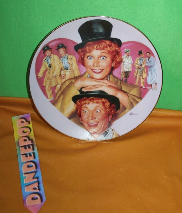 I Love Lucy Meets The Stars Harpo Marx Morgan Collector Plate 2124A 1997